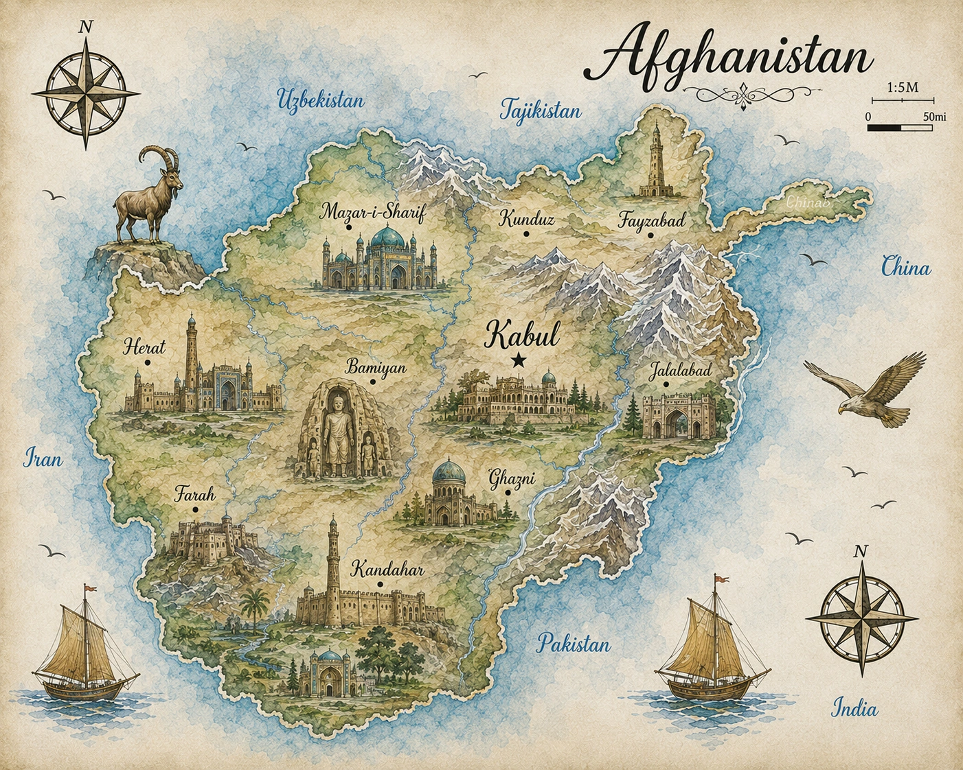 Map of Afghanistan