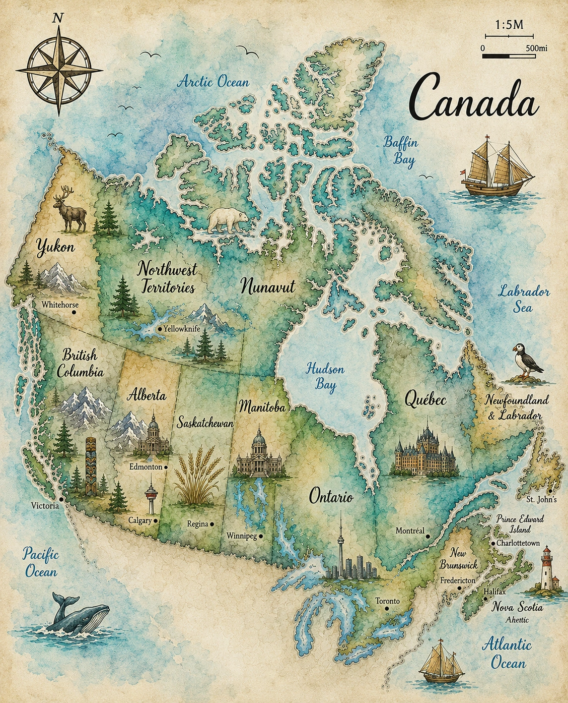 Map of Canada