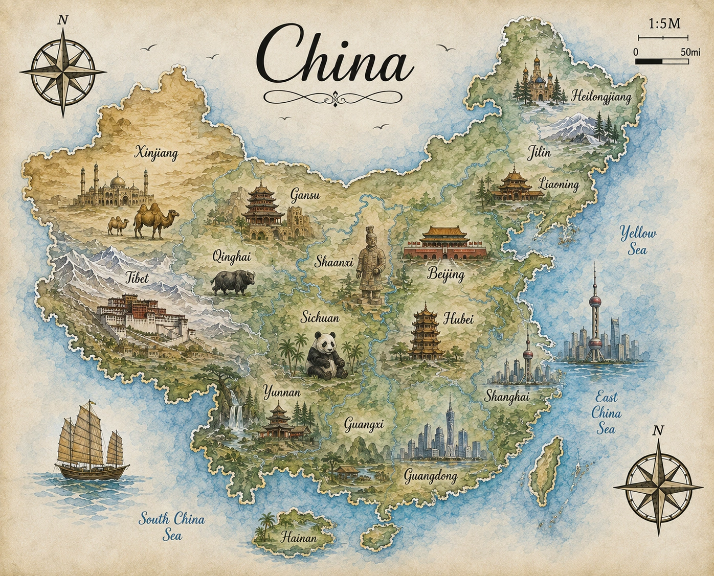 Map of China