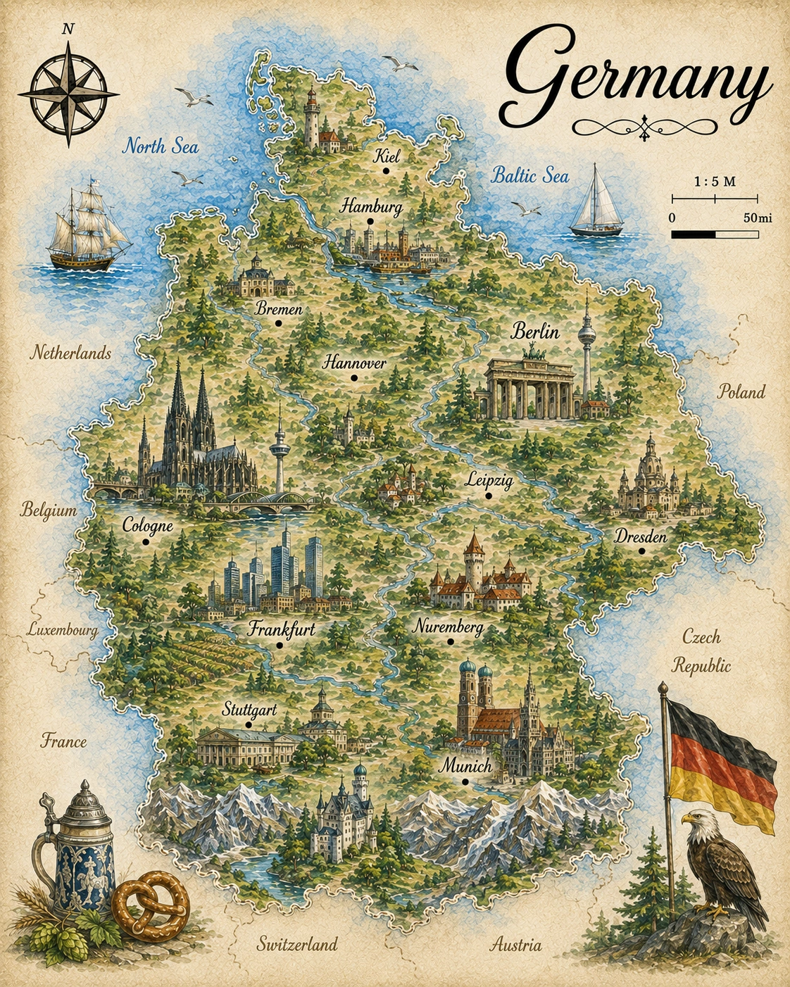 Map of Germany