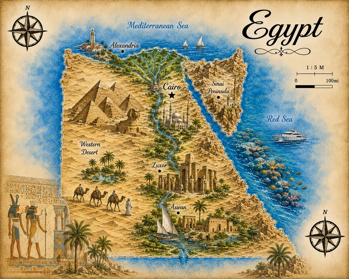 Map of Egypt