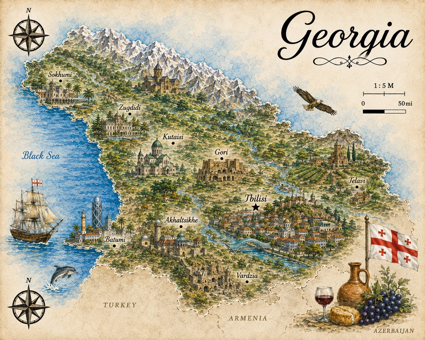 Map of Georgia