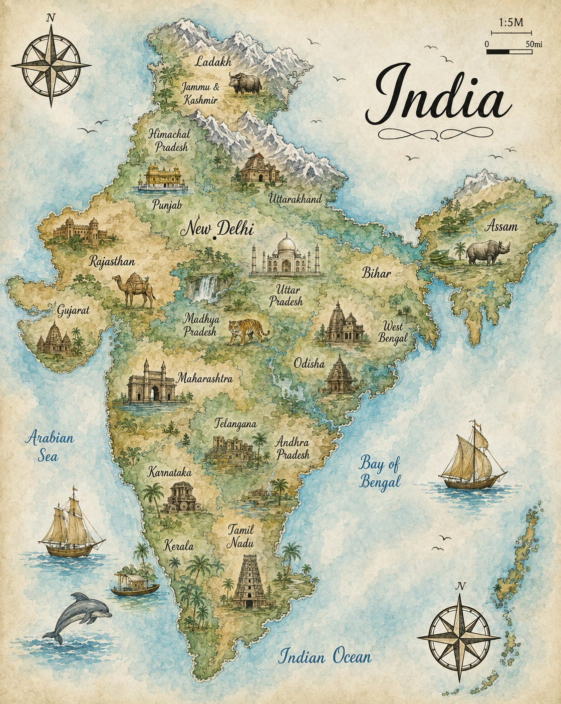 Map of India