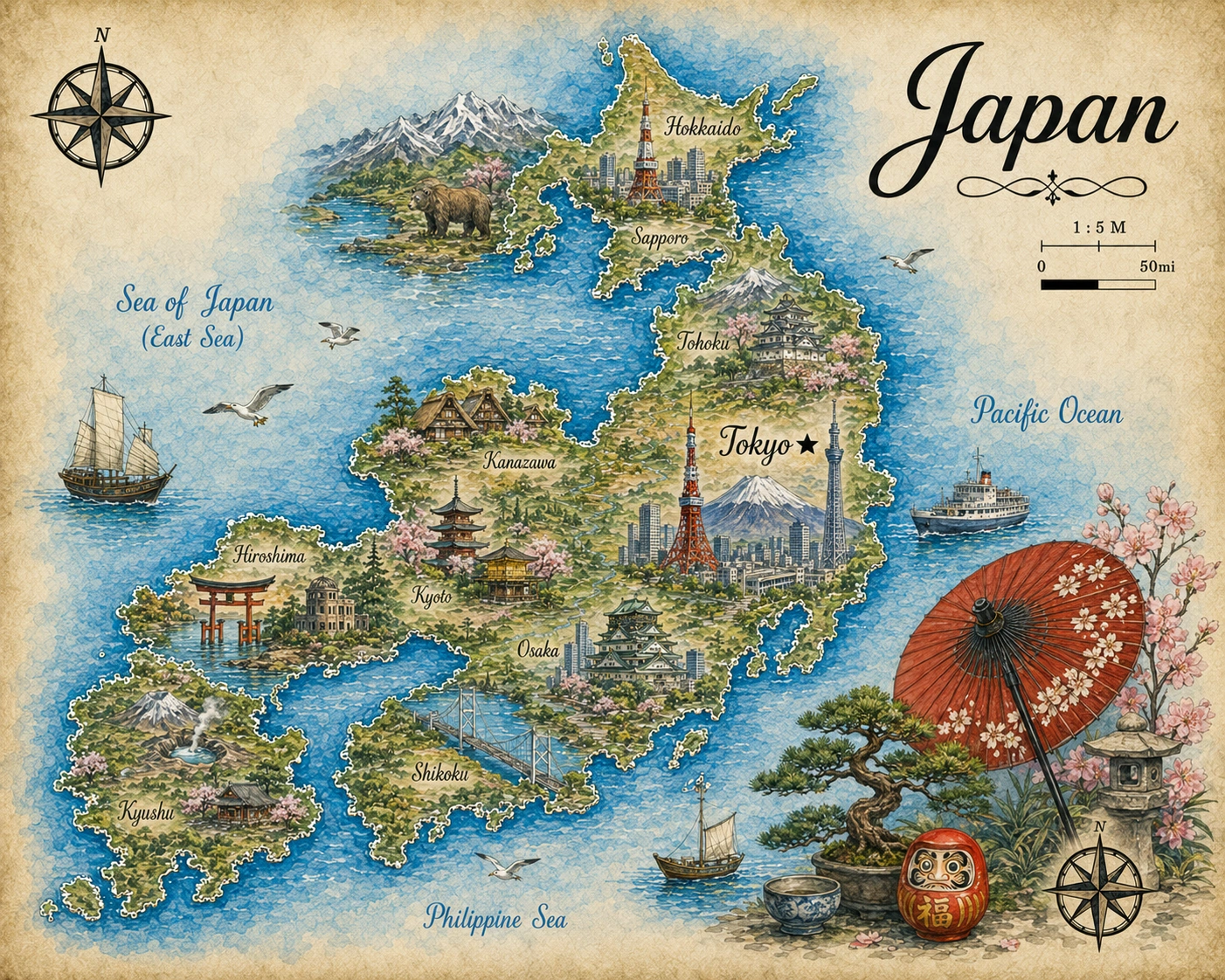 Map of Japan