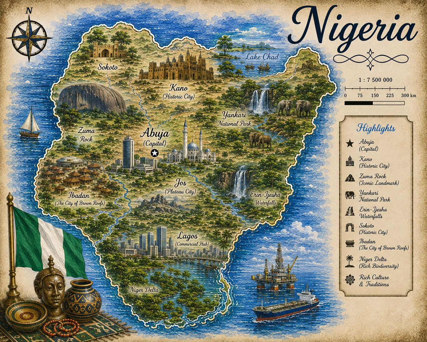 Map of Nigeria