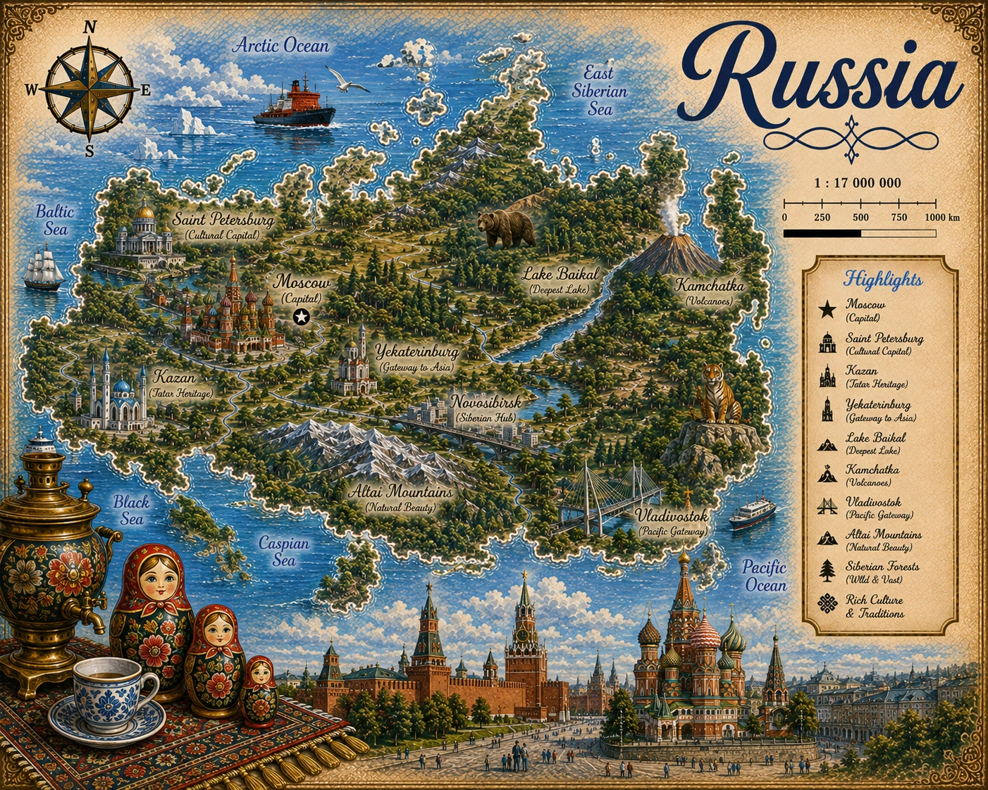 Map of Russia