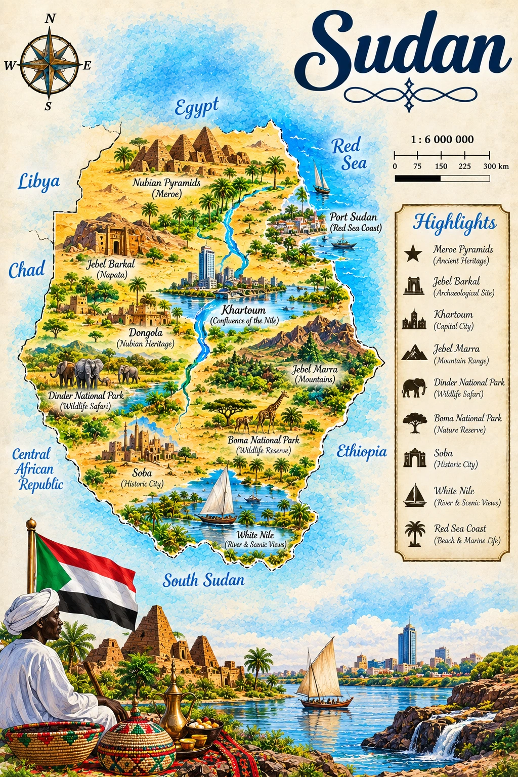 Map of Sudan