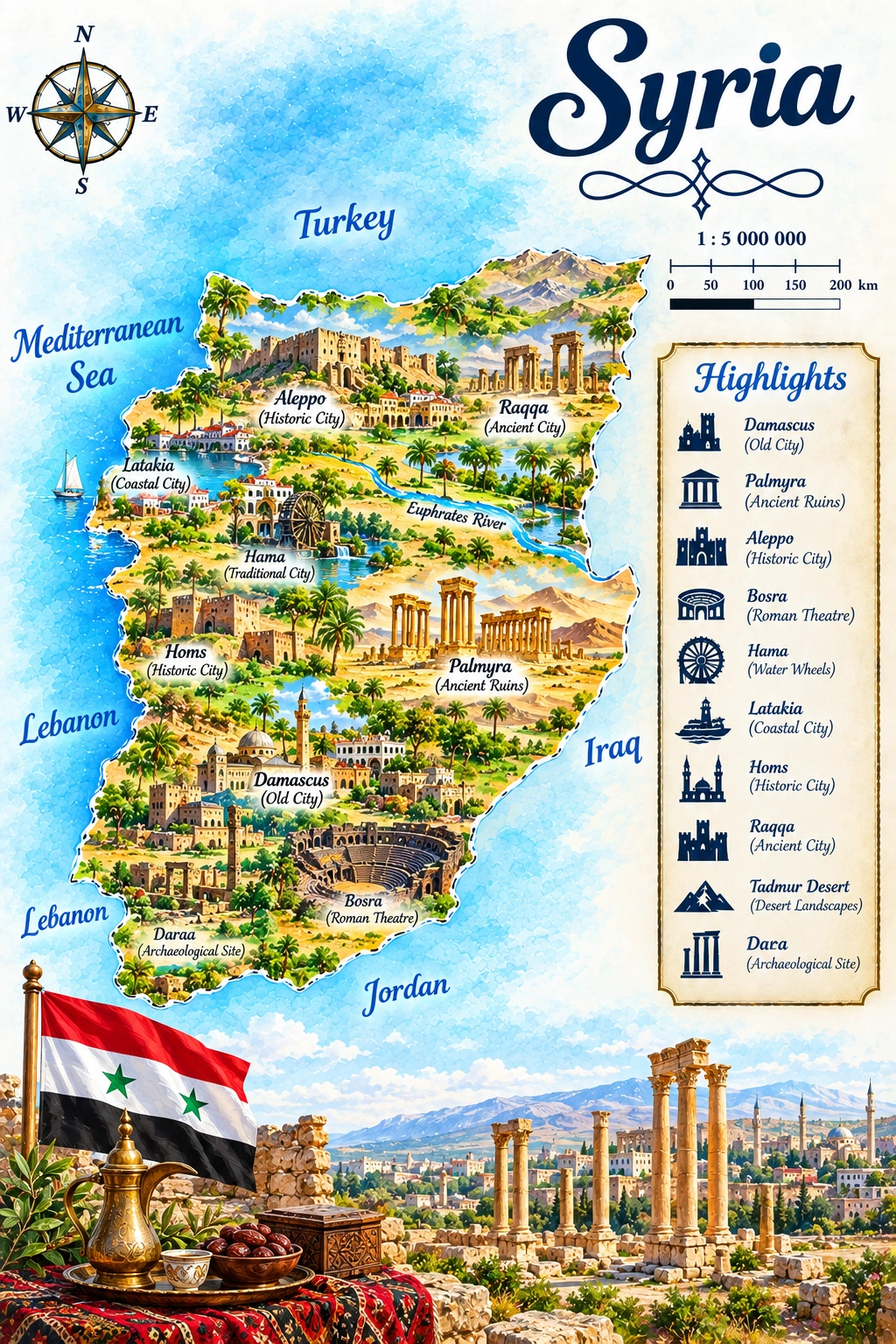 Map of Syria