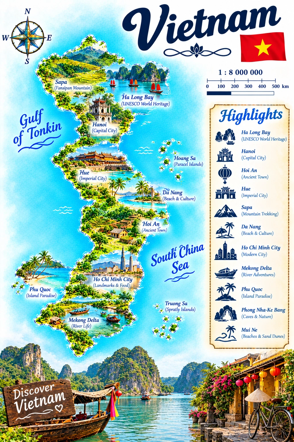 Map of Vietnam