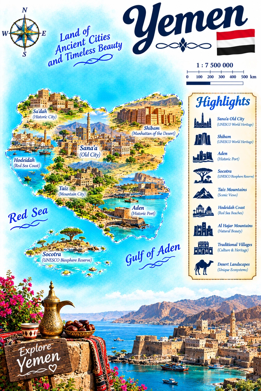 Map of Yemen
